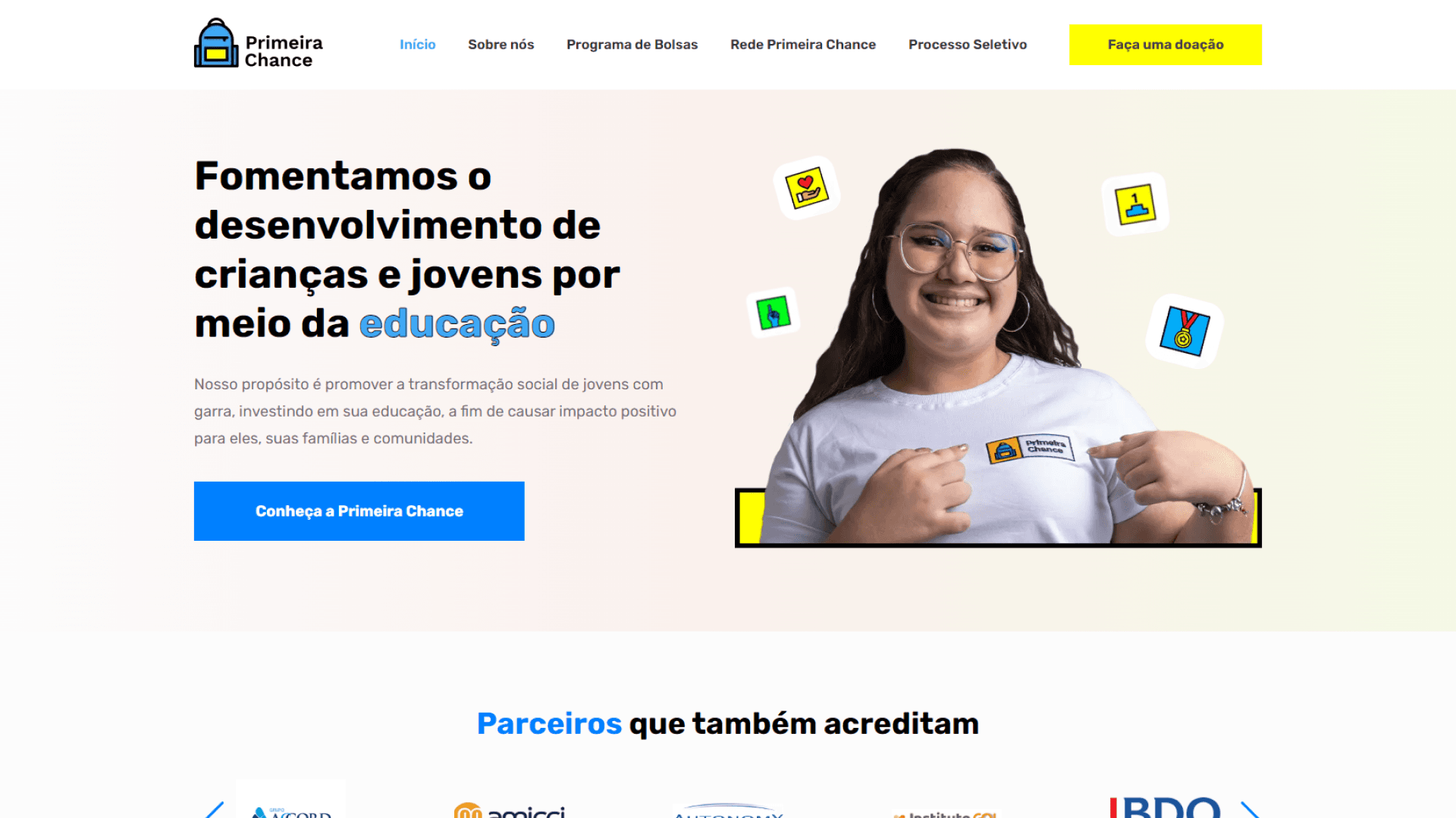 Screenshot of Primeira Chance